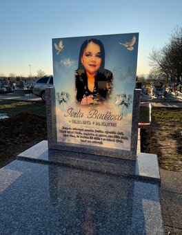 Sklenené dosky na náhrobné tabule - 3