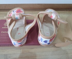 Barefoot papučky Milash holubice ružové č.20 - 3