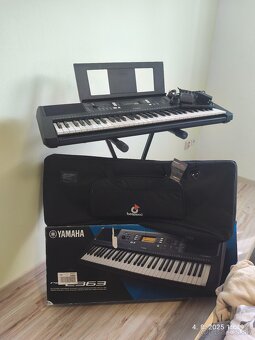 Predám digital keyboard YAMAHA PSR-E363 - 3