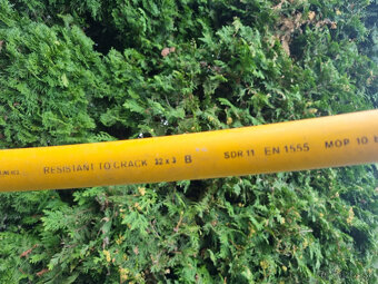 Plynová rúra HDPE 32X3 :  13metrov - 3