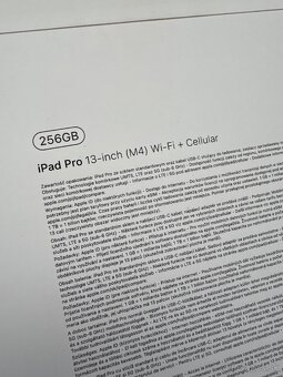 Nový nerozbalený iPad Pro 13" M4 Wi-Fi + Cellular 256GB - 3