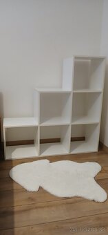 Regálová polica biela - 3