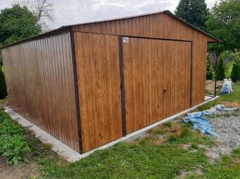 Plechová garáž 6x5m - 3