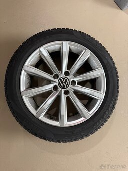 Predám kolesá VW R17 215/55 - 3