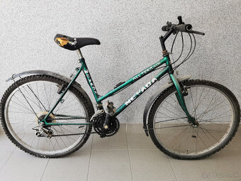 Stary bicykel zeleny - 3
