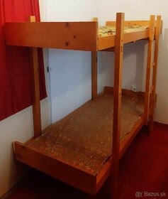Detská poschodová posteľ z masívu - 3