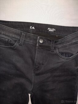 Čierne zateplené SKINNY - 3