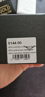 Preciosa srdce crystals náhrdelník strieborný - 3