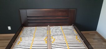 Predám posteľ z bukového masívu. - 3