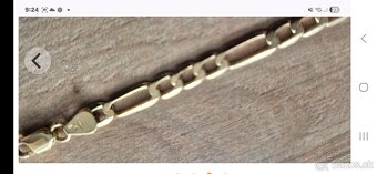 Zlatá pánska retiazka Figaro - 3