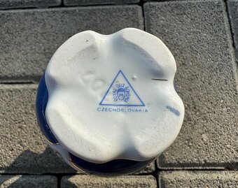 malá romantická porcelánová vázička - 3