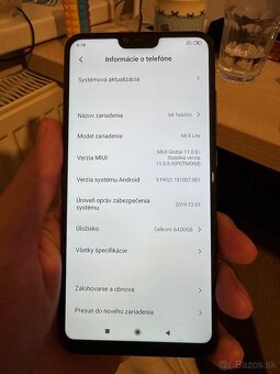 Predám Xiaomi Mi 8 Lite – TOP stav - 3