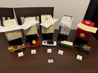 4 cast - Matchbox Yesteryear, Matchbox Dinky ZLACNENE - 3