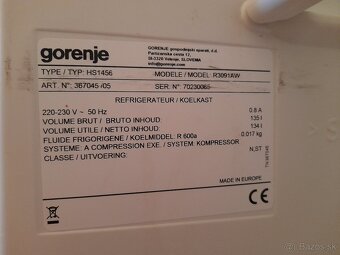 Predám chladničku Gorenje - 3