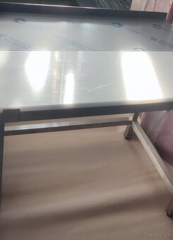 Gastro nerezový stôl, kuchynské pracovné stoly, mäsiarské - 3
