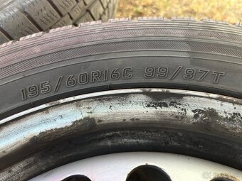 Zimné pneumatiky a disky 195/60 R16C 5x98 mm Fiat doblo - 3