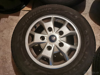 Ford Transit - originál 16" alu disky s letnými pneu 5x160 - 3