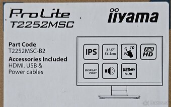 iiyama ProLite T2252MSC-B2 21,5" dotykovy monitor (novy) - 3