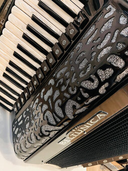 Nový akordeón Beltunica Proffesionall- IV- 96 basový- krásny - 3