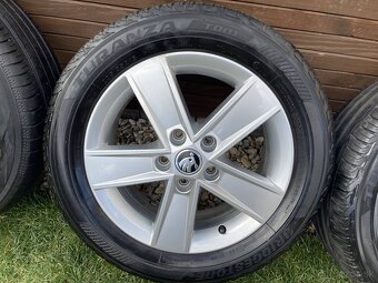 Orig.skoda Alu Disky letné 5x112 ET48 205 55 16 Audi VW - 3