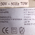 Repráky Wave Master 240 Stereo Speaker AC 230V 50 HZ 70W - 3