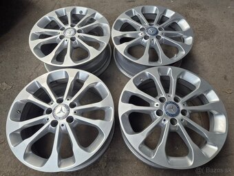 5x112 r17 ET38 x 6,5J elektróny originál MERCEDES + snímače - 3