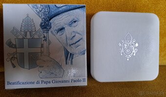 Vatikan Jan Pavol II 2011 minca striebro - 3