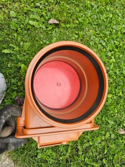 PVC kanalizačná 125 spätná klapka KGSK 125, vr. tesnenia - 3