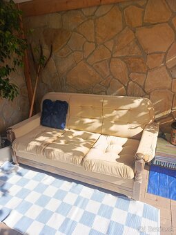 Predám pohovku, rozkladaciu, používaná - Masívna - 3