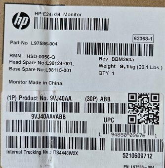 HP E24i G4 WUXGA 24" Monitor (novy, zaruka) - 3