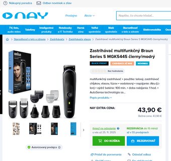 Braun Series 5 MGK5445 10v1, nový - 3