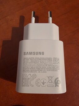 Originálna 25W nabíjačka Samsung C to C, biela - 3