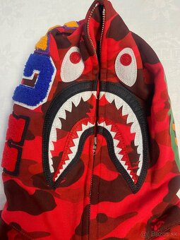 BAPE mikina červená - 3