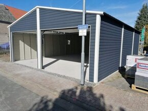 Plechová garáž 7x9m - 3