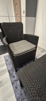 Ratanove kreslo a stolik - 3