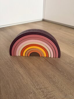Drevená montessori dúha - 3