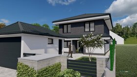Realistická vizualizácia domu a okolia domu - 3
