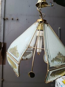 Závesný luster / lampa do kuchyne + náhradné sklá - 3