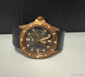 Predam bronzove hodinky swiss made - 3