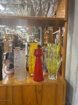 Váza modré sklo - 3