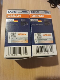 Xenónové výbojky Osram D3S cool blue - 3