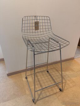 Barové stoličky / nerez / chróm - 3