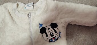 Mickey (Disney) biely prechodný overal pre bábätko - č.68 - 3