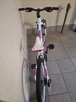 Predám detský bicykel 24kola Rock Machine biely - 3