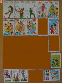 Nádherné poštové známky FUTBAL - 3