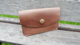 Kožená peňaženka - hnedá W-01BN_1 - 3