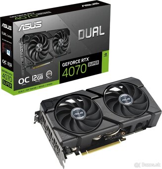 Predám ASUS Dual GeForce RTX 4070 SUPER O12G EVO - 3