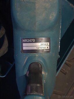 Vrtacie kladivo, príklepová vŕtačka makita hr2470 - 3