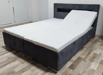 manzelska polohovatelna postel Fines 160x200x45 cm - 3