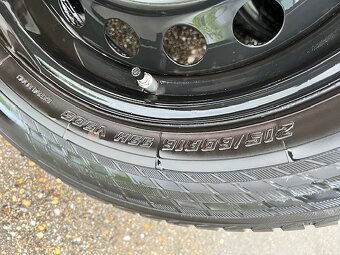 Plechove disky + stare zimne pneu 215/60 R16 - 3